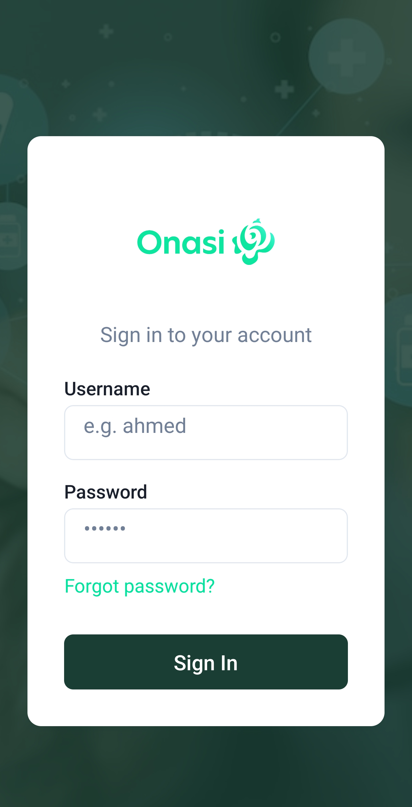 Onasi Telemedicine: appointment booking